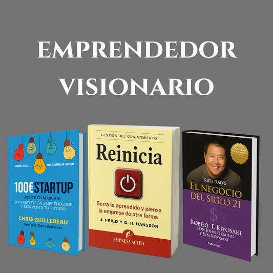 Emprendedor Visionario (4 Libros en 1 Paquete)